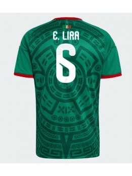 Billige Mexico Erik Lira #6 Hjemmedrakt VM 2026 Kortermet